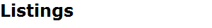 Listings